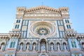 Facade Florence Cathedral in Firenze Florence, Tuscany, Italy Royalty Free Stock Photo