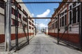 Facade of the former Bacardi distillery in Santiago de Cuba, Cuba Royalty Free Stock Photo