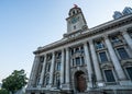 Facade of former Hankou customs house Jianghan historical building in Wuhan China now a museum Royalty Free Stock Photo