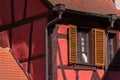 Traditional wooden houses in Colmar, France Royalty Free Stock Photo