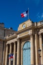 Facade of the French National Assembly building, Paris, France Royalty Free Stock Photo