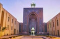 Jame Mosque entrance from Shohada Square, Kerman, Iran
