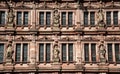 Facade of Friedrich Building in Heidelberg Castle, Germany Royalty Free Stock Photo