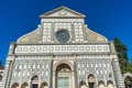 Facade Front Pillar Santa Maria Novella Church Florence Italy Royalty Free Stock Photo