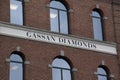 Facade of gassan diamonds in Amsterdam Royalty Free Stock Photo