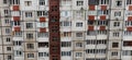 The facade of a multi-storey building