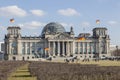 Facade of German Federal Parliament - Bundestag