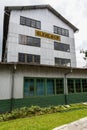 Facade of the Glenloch tea factory in Nuwara Eliya Hill Country in Central Sri Lanka Royalty Free Stock Photo