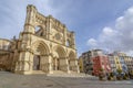 Facade of the Gothic Cathedral of Cuenca Royalty Free Stock Photo