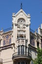 Facade of Gran Hotel in Palma de Mallorca Royalty Free Stock Photo