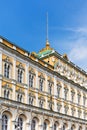 Facade Grand Kremlin Palace in Moscow Royalty Free Stock Photo