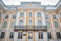 Facade of Grand Palace in Peterhof Royalty Free Stock Photo