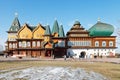 Facade of Great Wooden Palace in Kolomenskoe