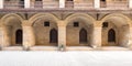 Facade of the ground floor of caravansary Wikala of Bazaraa