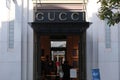 Facade of GUCCI retail store