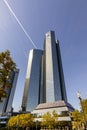 facade of headquarter of German Bank