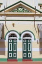 Facade of a heritage building in York, the oldest inland town of Western Australia Royalty Free Stock Photo