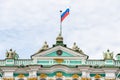 Facade of Hermitage Museum closeup