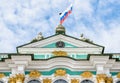 Facade of Hermitage Museum closeup