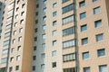 Facade of a high rise apartment building Royalty Free Stock Photo