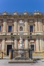 Facade of the historic Archivo de Indias building in Sevilla