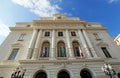 Facade of historic building of Secretary of Justice of Sao Paulo Royalty Free Stock Photo