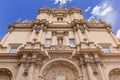 Facade of the historic San Patricio church in Lorca