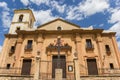 Facade of the historic Santiago church in Lorca