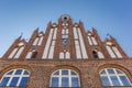 Facade of the historic town hall of Grimmen