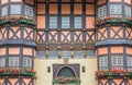 Facade of the historic town hall of Wernigerode Royalty Free Stock Photo