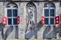 Facade of the historical city hall in Gouda, Netherlands Royalty Free Stock Photo