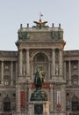 Facade of Hofburg Palace in Vienna Royalty Free Stock Photo