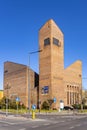 Facade of Holiest Mary Mother of the Church sanctuary at Aleja Niepodleglosci Avenue in Mokotow district of Warsaw, Poland