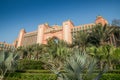 Facade of Hotel Atlantis, a luxury hotel on Jumeirah Palm in Dubai, UAE Royalty Free Stock Photo