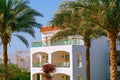 Facade of Hotel , Egypt Royalty Free Stock Photo