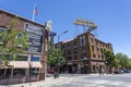 Facade of Hotel Monte Vista in the center of Flagstaff, Arizona Royalty Free Stock Photo