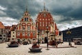 Facade of the House of Blackheads in the Old Town of Riga, Latvia