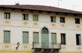 Facade of a house in Marostica in Vicenza in Veneto (Italy) Royalty Free Stock Photo