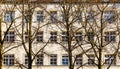 Facade of houses for subsidized Royalty Free Stock Photo