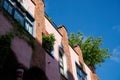 Facade of the Hundertwasserhaus in Magdeburg