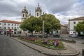 Facade of the Igreja da Misericordia Church of Guarda, Portugal