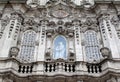 Facade of Igreja do Carmo in Porto, Portugal