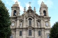 Facade of Igreja dos Congregados, Braga, Portugal Royalty Free Stock Photo