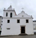 Facade of the Igreja Matriz de Nossa Senhora da ConceiÃÂ§ÃÂ£o built in 1625 in Angra dos Reis, Royalty Free Stock Photo