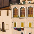 Facade of Italian House Royalty Free Stock Photo