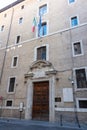 The Facade of the Italian Ministry of the Culture Royalty Free Stock Photo