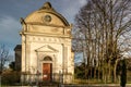 Facade of Italian XVII Century church Royalty Free Stock Photo