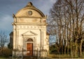 Facade of Italian XVII Century church Royalty Free Stock Photo