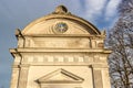 Facade of Italian XVII Century church Royalty Free Stock Photo