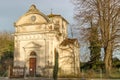 Facade of Italian XVII Century church Royalty Free Stock Photo